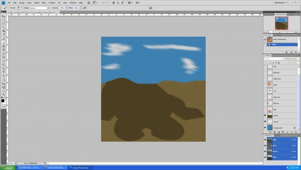 Creation of Alien Turtle Armor: Step 3